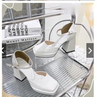 Giày Cao Gót đi tiệc WINDY Bít Mũi Cao 7cm Da Bóng Đế Đúp CG-0625