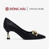 Giày cao gót Đông Hải gót kim loại mạ vàng đế cao 7cm - G85Q6