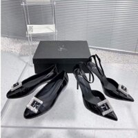Giày Cao Gót Giuseppe Zanotti Mũi Nhọn 9cm Thanh Lịch, Giày Búp Bê Đế Bệt Giuseppe Zanotti Điệu Đà