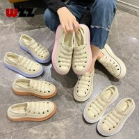 Giày cao gót Hàn Quốc bút chì màu cao 5 cm Giày EVA La Mã