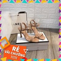 Giày cao gót [HÀNG HOT- GIÁ RẺ] quai mảnh 9 cm - sandal cao gót đế nhọn