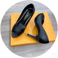 Giày cao gót hở mũi đế đúp 9p sang chảnh mã  TC10