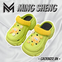 Giày Cao Gót Hở Mũi Hình Quả Trứng Dễ Thương DIY Cho Nữ Sinh