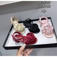 giày cao gót hoa xinh cho bé full box