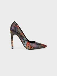 Giày cao gót hội họa Graffiti Pointy Heels