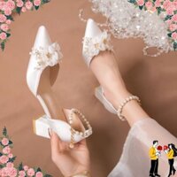 GIÀY CAO GÓT LCC133 CAO 7CM 4 MÀU SANG TRỌNG THỜI TRANG 2024