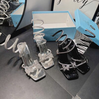 GIÀY CAO GÓT LY MICA DÂY ĐÁ XOẮN CỔ CHÂN SIÊU SANG