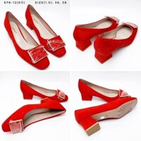 Giày cao gót mã 931-2 màu đỏ