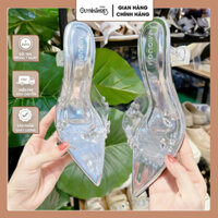 Giày Cao Gót Mica Đính Đá 3p-7p-9p Xingtu Siêu Sang Quỳnh Shoes - Giày Cao Gót Nữ Sang Trọng