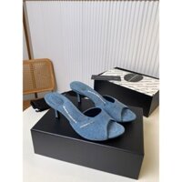 Giày cao gót mũi hở nữ đế thấp kiểu dáng đơn giản Alexanderwang