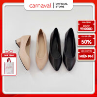 Giày Cao Gót Mũi Nhọn Carnaval Phong Cách Công Sở Gót Vuông Cao 4cm - VS85