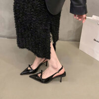 Giày cao gót mũi nhọn, giày cao gót mỏng 5cm kiểu Pháp thời trang pk88