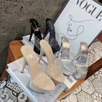 GIÀY CAO GÓT NHỌN QUAI MICA ĐÚP 14 PHÂN HOT TREND