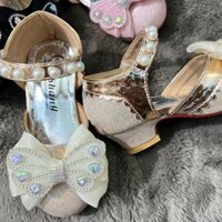 Giày cao gót nơ cánh tiên