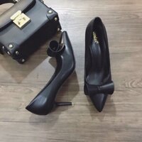 Giay cao gót nơ cuộn