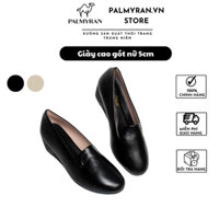 Giày cao gót nữ 5cm đế xuồng da sịn thật cao cấp CG16