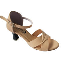 Giày Cao Gót Nữ BIGGBEN Da Bò Thật Gót 6 Phân SDCG82 - kem - 36