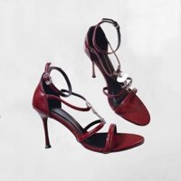 🌸Giày cao gót nữ cao 9p kèm khóa Y S L siêu hót