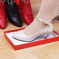 Giày cao gót nữ chuồn chuồn chính hãng Giày khiêu vũ Mẹ Mới Giày nữ đế mềm thoải mái