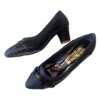 Giày cao gót nữ da bóng cao 5cm Thời trang cao cấp Đế nhựa THCGN159