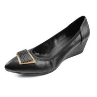 Giày Cao Gót Nữ Da Siêu Mềm Đế Xuồng 5cm VNXK 5P17D