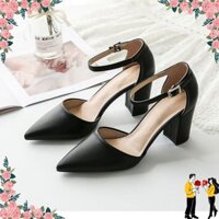 Giày cao gót nữ đẹp đế vuông siêu tôn dáng mã C16