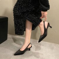 Giày cao gót nữ mũi nhọn - xăng đan mũi nhọn nữ cao cấp , đế gót cao 3,5cm [Hàng Cao Cấp - Full Hộp] - MSP : 09