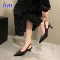 Giày cao gót nữ mũi nhọn - xăng đan mũi nhọn nữ cao cấp , đế gót cao 3,5cm [Hàng Cao Cấp - Full Hộp] - MSP : 09