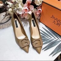 Giày cao gót nữ mũi nhọn khoá G gót 7cm hàng đẹp