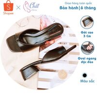 Giày cao gót nữ quai ngang xỏ ngón thời trang sành điệu