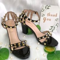 🎉Giày cao gót nữ tán đinh cá tính‼️ ( ảnh thật)