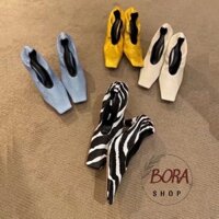 Giày cao gót nữ xuất xịn Hàn Quốc BORA SHOP mũi dài vuông order