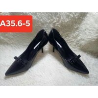 Giày cao gót phối nơ