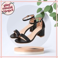 Giày cao gót quai ngang mờ 5p CG0012 Mys Rosa Fashion Shoes 🐠