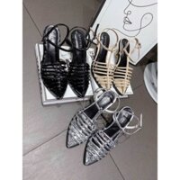 GIÀY CAO GÓT RỌ MŨI NHỌN CAO 6 PHÂN 3 MÀU XINH