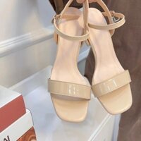 Giày Cao Gót Sandal Nữ đế vuông 5cm và 7cm - Kho Xưởng Bánh Bèo mã Sandal68 Shoes DéP đi rất êm chân