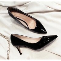 Giày Cao Gót Sandal Nữ Quai hậu nơ đính đá xinh Xuất sắc