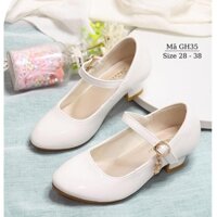 Giày cao gót trẻ em nữ mặc váy công chúa nhảy khiêu vũ áo dài cho bé gái 4 - 12 tuổi duyên dáng và dễ thương GH19