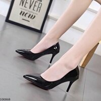 Giày Cao Gót Trơn Basic Gót Nhọn