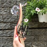 Giày cao gót trong suốt đế tròn in chữ (CGD01) D120