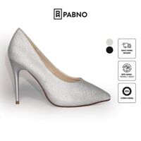 Giày cao gót vân t.yến 10F PABNO PN488 - 35 - MÀU BẠC