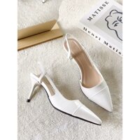 giày cao gót vnxk da vân cao cấp