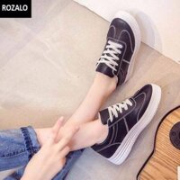 Giày casual nữ Rozalo RWG31102B-Đen LazadaMall