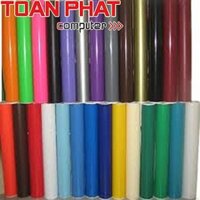 Giấy cắt chữ DECAL PVC khổ 0,6m - Loại thường (100m/ cuộn) - Màu cơ bản