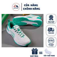 Giầy cầu lông, bóng chuyền nam nữ XP JMAX mầu trắng xanh lá