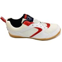 GIÀY CẦU LÔNG CL005 TRẮNG SỌC ĐỎ