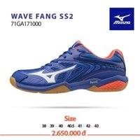 Giày cầu lông Mizuno Wave fang SS2 xanh