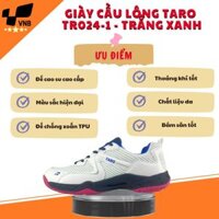 Giày cầu lông Taro TR024-1 - Trắng xanh