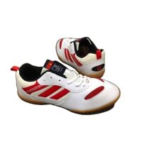 Giày Cầu Lông - Trắng Sọc Đỏ - 35