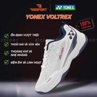 Giày Cầu Lông Yonex Voltrex Chính Hãng - Trắng Đen - Đế Bám - Chống Chấn - Chống Lật Sơ Mi - Thoáng Khí